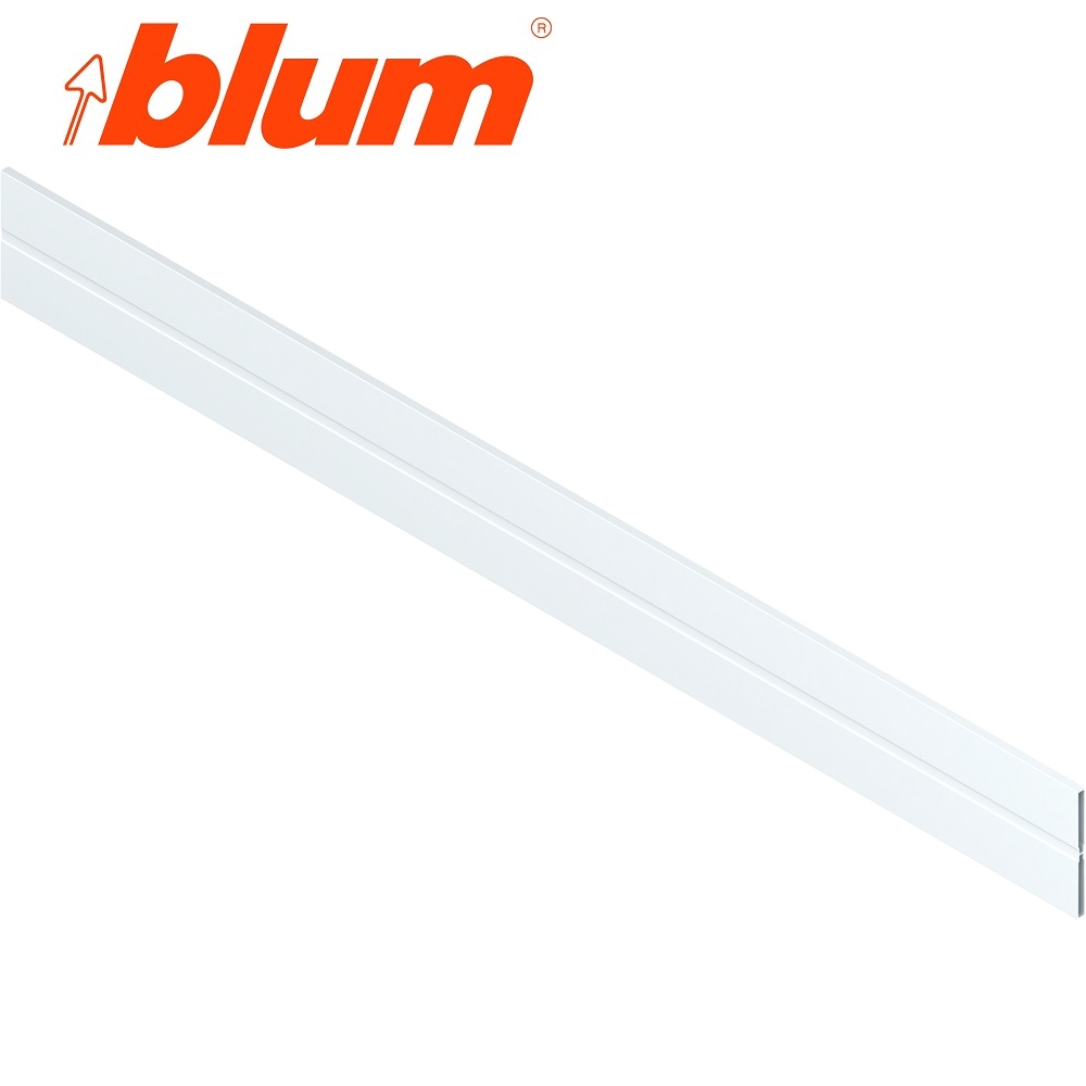 Blum ORGALINE Perfil separad.Transv.L=1077xAl.110mm.Blanco.