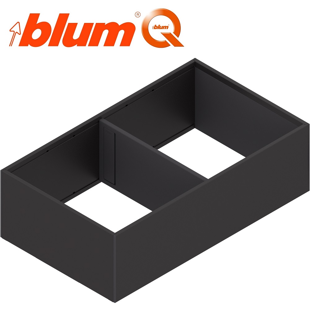 Blum AMBIALINE marco div.LN.400xAn.218xAl.111mm.Negro.