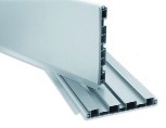 Zocalo PVC Revestido Aluminio Cepillado Altura 150xL.4000mm.