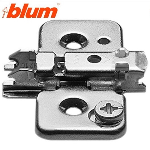 Blum Base Bisagra Cruz Excentrica Alt.0mm.Atornillar Niquel.