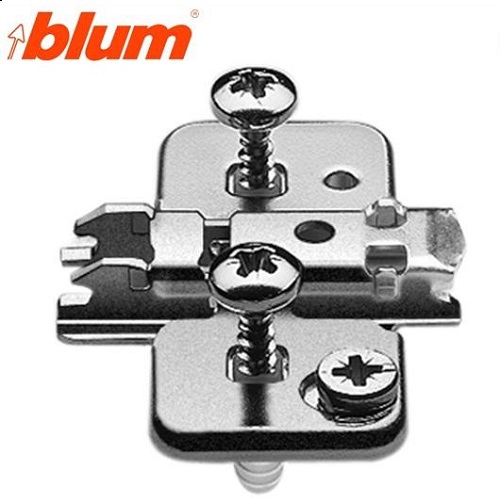 Blum Base Bisagra Cruz Excentrica Alt.0mm.Taco 5mm.Exp.Nique