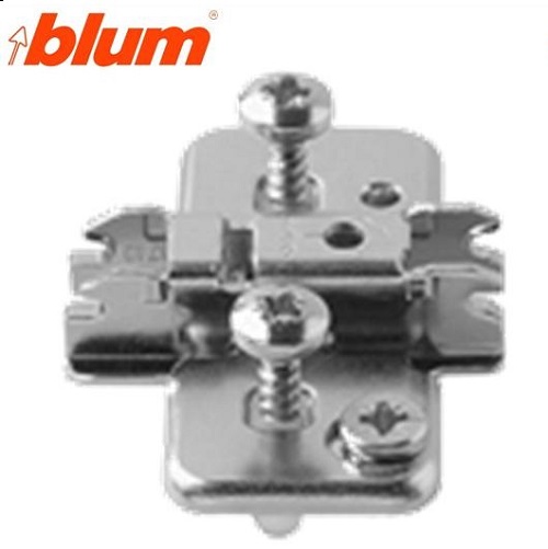 Blum Base Bisagra Cruz Excentrica Alt.3mm.Taco 5mm.Exp.Nique