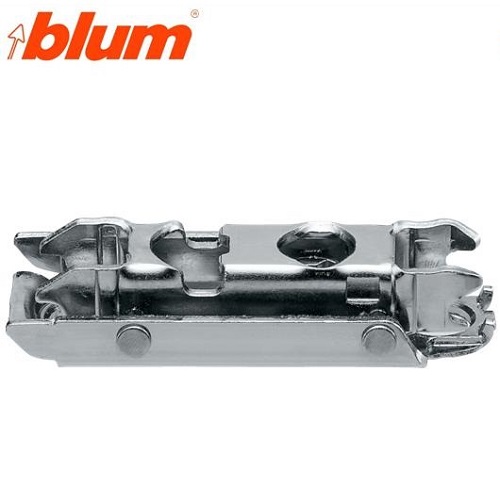 Blum Base Bisagra Recta Excentrica Alt.0mm.Atornillar Niquel