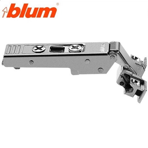 Blum Bisagra Recta 120º Sin Muelle Puerta Aluminio Niquel.